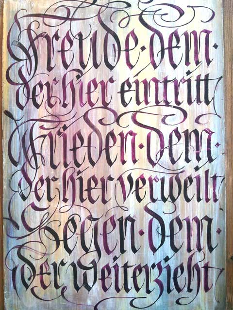 Marit Budschigk-Kalligrafie-Haussegen