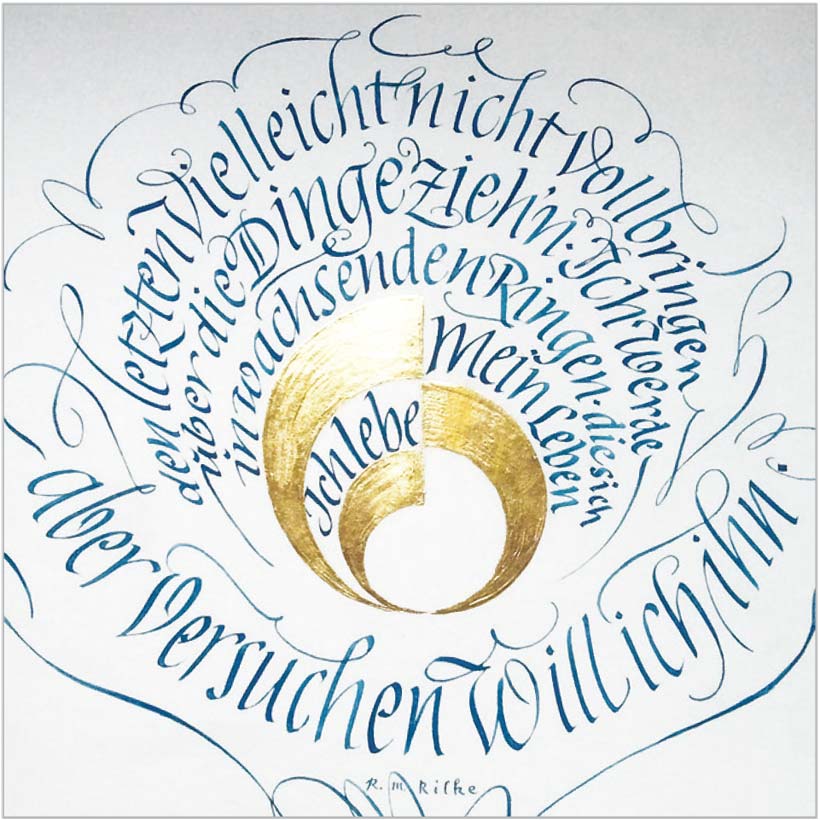 Marit Budschigk-Kalligrafie-Geburtstag