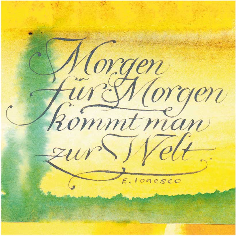 Marit Budschigk-Kalligrafie-Lieblingsspruch