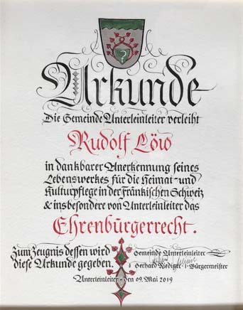 Marit Budschigk-Kalligrafie-Urkunde